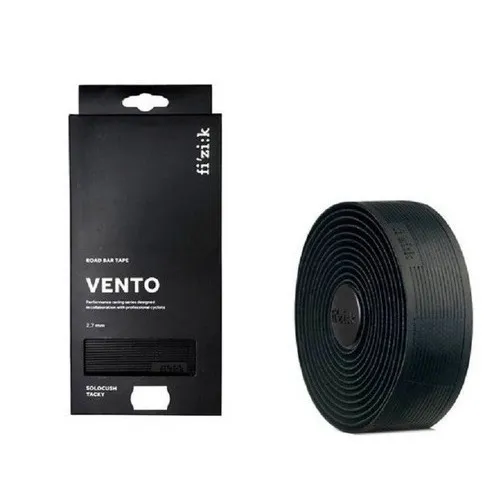 Fita De Guidao Fizik Vento Tacky Preta 2mm Speed