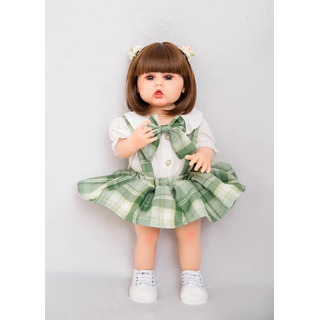 Boneca Keiumi Estilosa Bebê Reborn 55cm Silicone Boneca Keiumi Estilosa Bebê Reborn 55cm Silicone