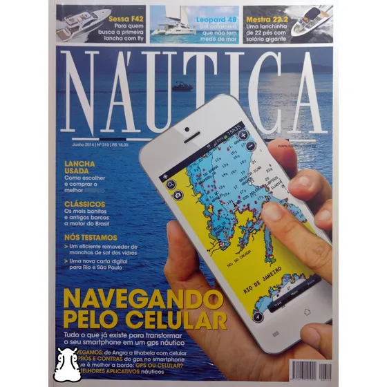 Revista Náutica N° 310 Junho 2014 Navegando Pelo Celular