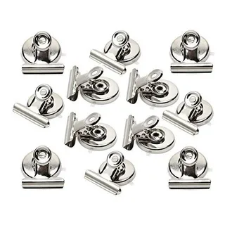 Clips Magneticos Fuertes - Clips De Iman Para Refrigerador D Clips Magneticos Fuertes - Clips De Iman Para Refrigerador D