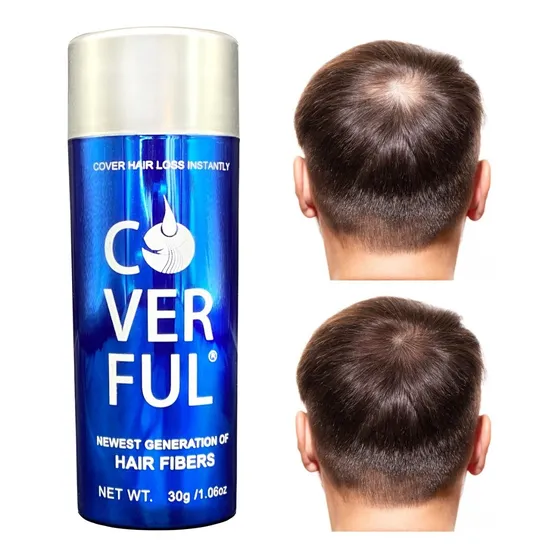 Fibra Capilar Coverful 28g Maxima Adherencia Calvicie Cabello Barba No Sevich