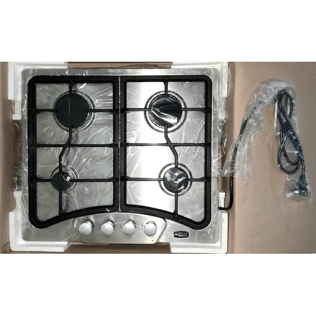 Tope De Cocina A Gas Marca Gplus. En Acero Inoxidable 0.8mm.