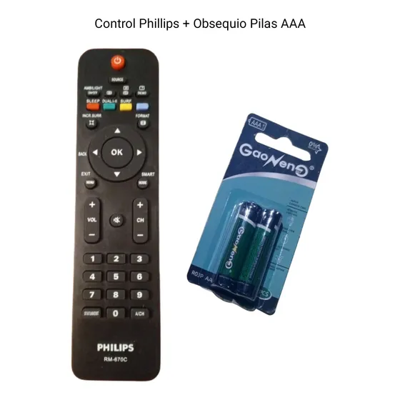 Control Remoto Tv, Ldc,.led, Plasma Philips Modelo Rm670c