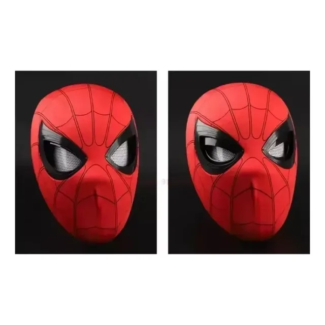 Máscara De Spiderman Con Ojos Móviles Manuales