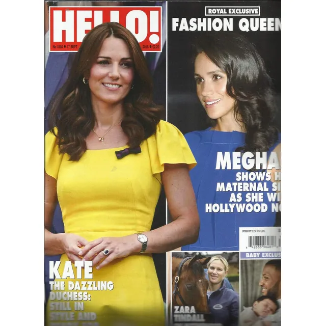 Hola Revista Fashion Queens Septiembre No Kate Meghan
