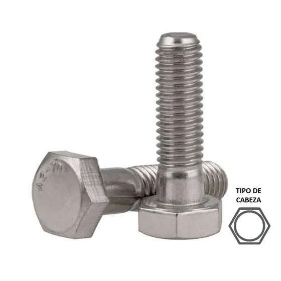 Tornillo Hexagonal Inoxidable Nc 3/16'' X 1 1/4'' (50 Pzs) 