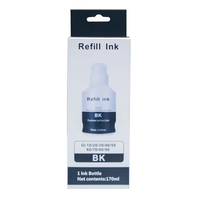 1 Tinta Negra Para Canon Gi-10 Pixma G5010 G6010 G7010 G2010