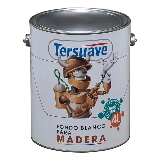 Fondo Blanco Para Madera Tersuave X 1 Lt