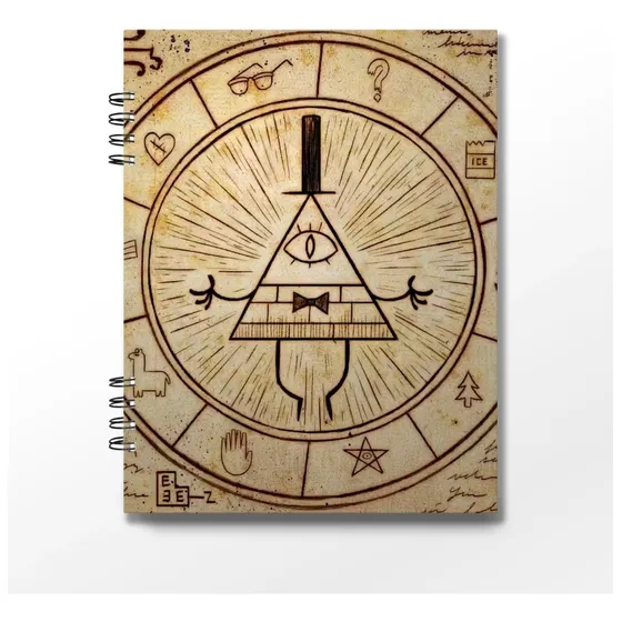Bitacora Cuaderno Dibujo Cipher Sketchbook 50 Hojas Opalina