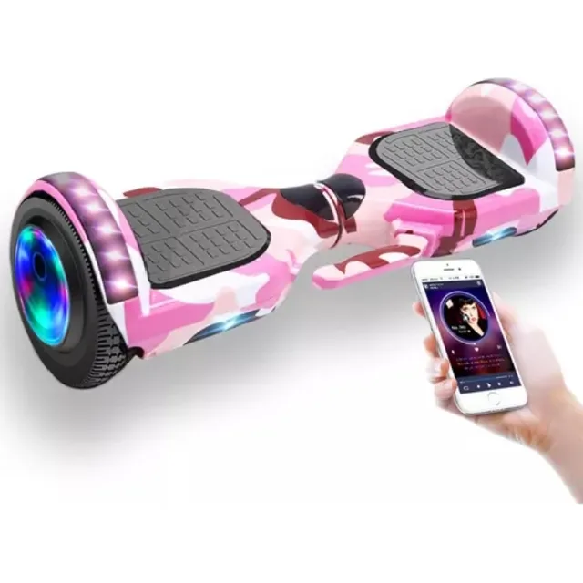 Patineta Electrica Hoverboard Bluetooth Musica Luces Led