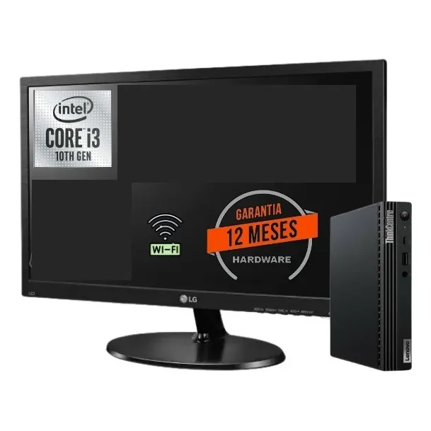 Lenovo Thinkcentre M70q, Intel I3, 512gb, 16gb Ram Factura G