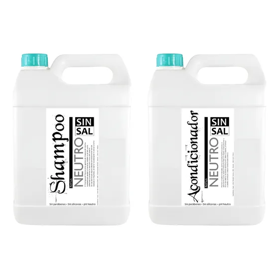 Shampoo Y Acondicionador Sin Sal- Brushing Progresivo 5+5 Lt