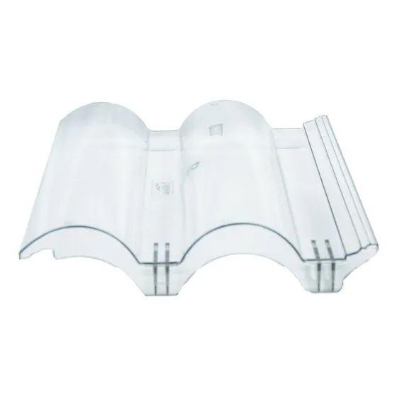 Kit 15 Tradição/tegula Transparente Plástico 43x33 Injetada