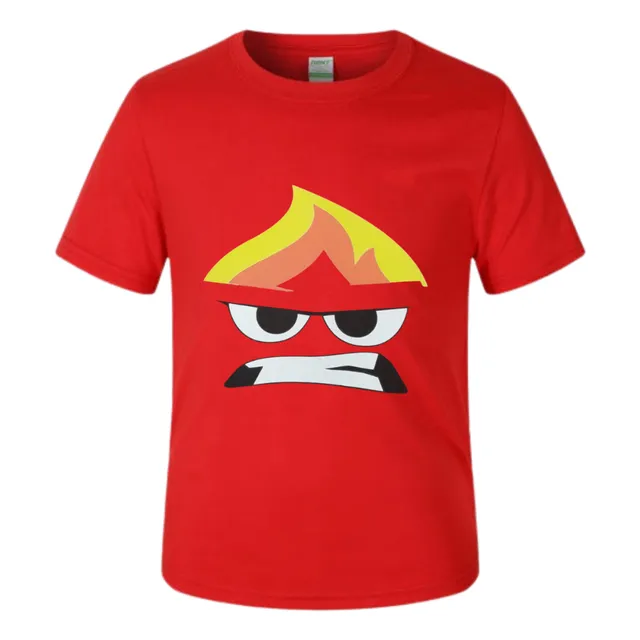 Camiseta Infantil Raiva Divertidamente Emoçoes