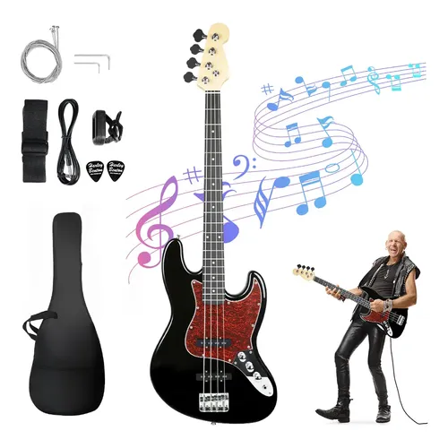 Baixo elétrico Spector Legend 4 LG4stbks Black Body Finish, preto