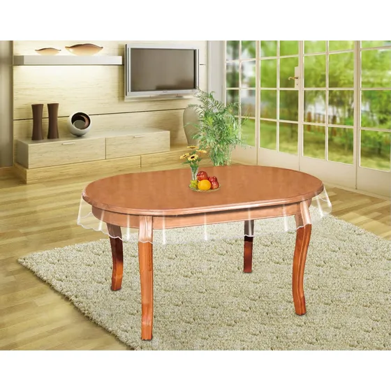 Protector De Mesa Transparente Meritmode - Ovalated Mantel..