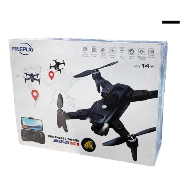 Dron Fineplay Fp-2736 Brushless Con Cámara 4k Y Gps