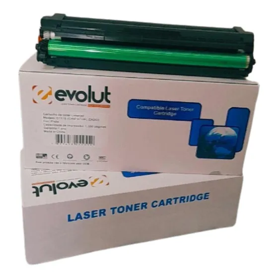 Kit 2x Toner Para Samsung Mltd111s M2070w M2020w Tinta Preto