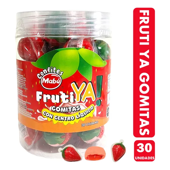 Frutiya Gomitas Con Centro Liquido Mabu X 30 Unidad