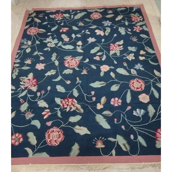 Alfombra Persa Irani. Diseño Floral (medida 3,04 X 2,46 Mts)