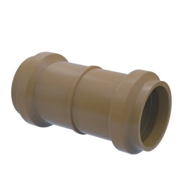 Luva De Correr Pvc Pba Dn 50mm De 60mm C/ Anel Tigre