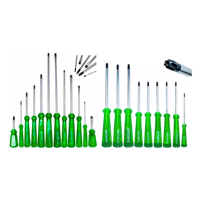 Jogo Chave Torx Fenda E Philips Kit 21 Peças Cromo Vanádio
