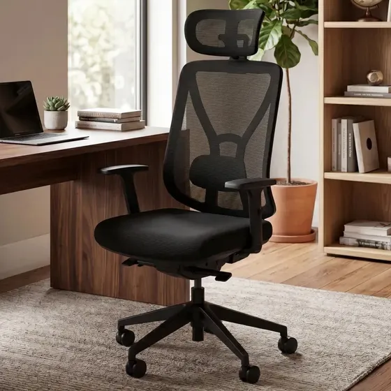 Silla de Escritorio Gerencial Premium Ergonomica Regulable Reforzada Sillón Tokio Oficina Reclinable Computadora Pc Butaca Ejecutiva Nictom SDO04