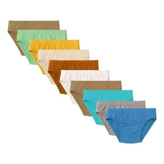 Cueca Slip Infantil Atacado Revenda 100% Algodão Kit 12 Uni.