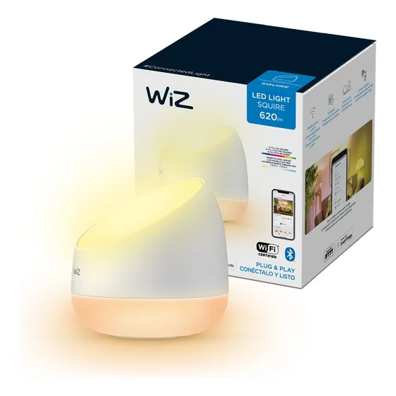 Lampara Inteligente Wi-fi Wiz Squire 9w Dualzone