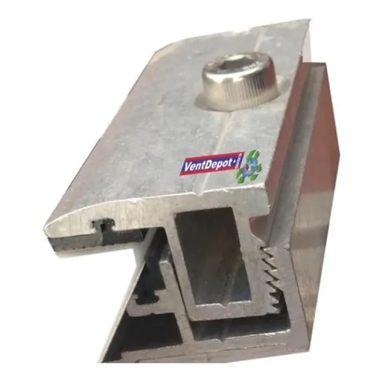 Montaje Para Celdas Solares, Mxcms-012, Aluminio, Forma Fin Color Gris