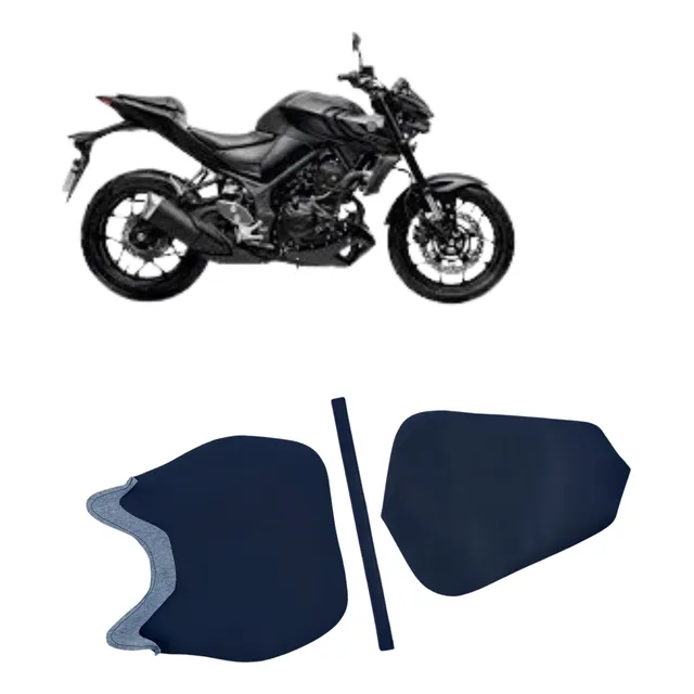Capa De Banco Protercapas Preta P/ Yamaha Mt03  2016-2025