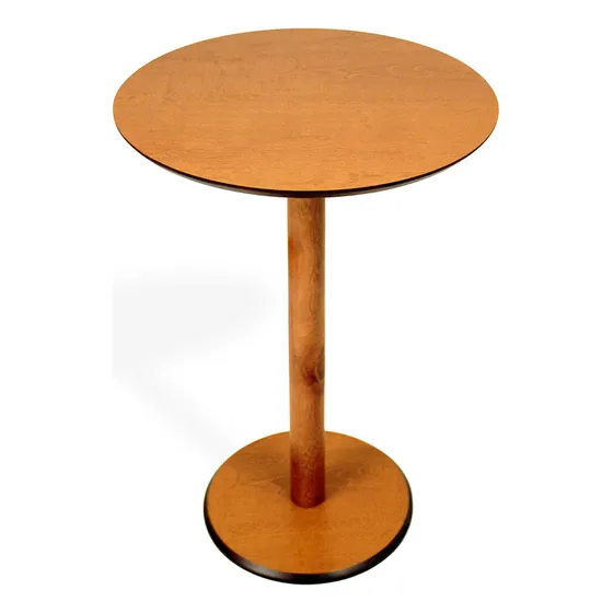 Mesa Lateral Sofá Ou Cama Apoio De Objetos Madeira Mel 50 Cm