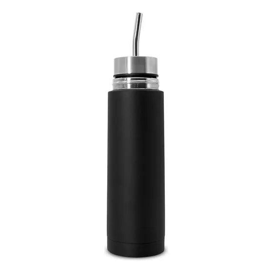 Termo Autocebante Mate Listo 500 Ml Negro