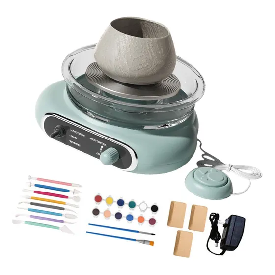 Mini Kit De Torno De Cerámica, Máquina Para Hacer Verde