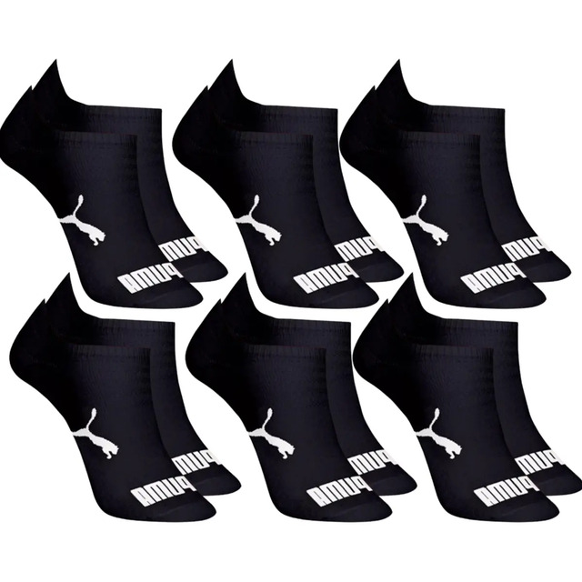 Kit 6 Pares Meias Invisível Puma Sapatilha Adulto Original