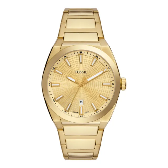 Fossil Men's Everett Quartz Acero Inoxidable Reloj De Fcc9s