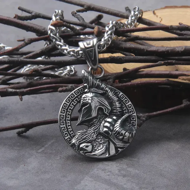 Collar Medalla Guerrero Espartano