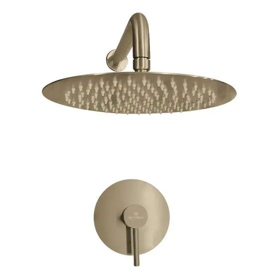 Set De Ducha Para Baño Vittoria, Ss9002g, Acero Inoxidable