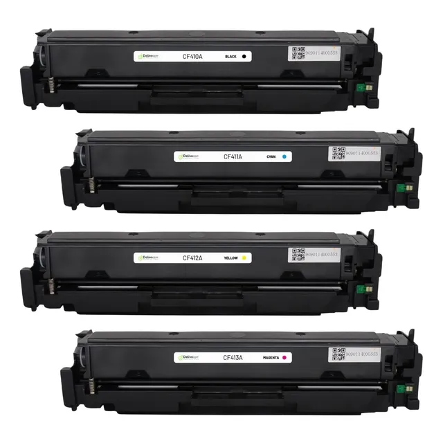 Toner Pack 4 Cf410a 410a 411a 412a 413a Para Hp M452 M377
