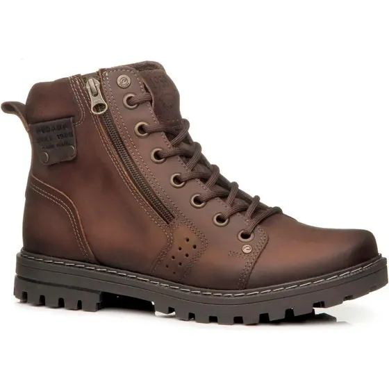 Bota Pegada Linha Jungle Masculina Em Couro