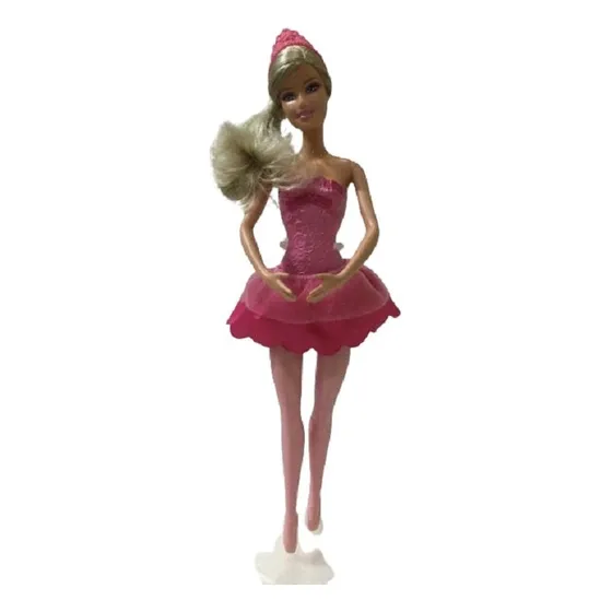 Boneca Barbie E As Sapatilhas Mágicas Bailarina Rosa An 2013