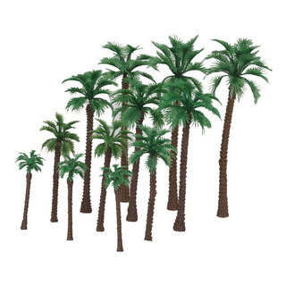 Conjunto De 12 Maquetas De Palmera Para Juguete Y Maqueta De Conjunto De 12 Maquetas De Palmera Para Juguete Y Maqueta De
