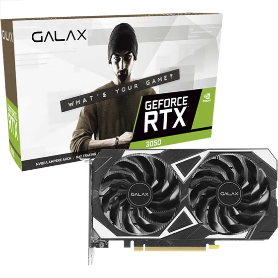 Placa De Vídeo Galax Oc Geforce Rtx 3050 6gb Ex V2 Gddr6