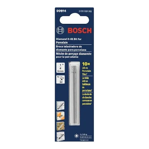Broca Diamantada Para Porcelanato 6mm Bosch