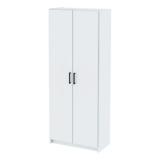 Despensero Centro Estant 2 Puertas 4 Estantes 150x60cm Blanco Amplio Organizador Ideal Cocina Lavadero Ahorra Espacio