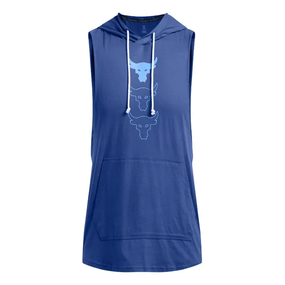 Sudadera Con Capucha Sin Mangas Ua Project Rock Para Hombre