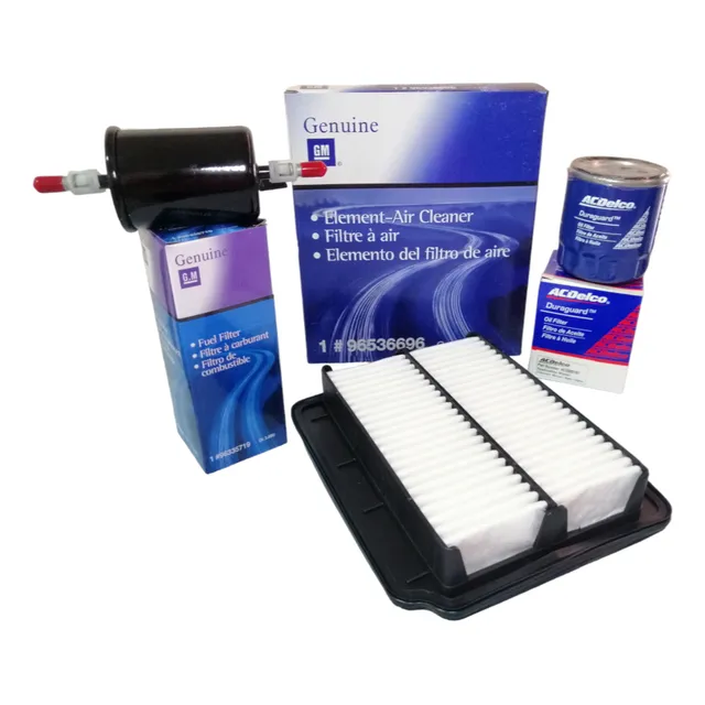 Combo Kit De Filtros Chevrolet Aveo (aire, Gasolina, Aceite)
