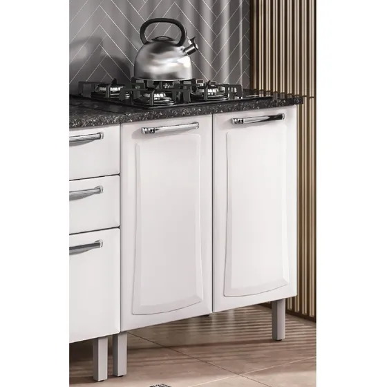Balcão Para Cooktop 4 Bocas 2 Portas Ig2a-80 Tarsila
