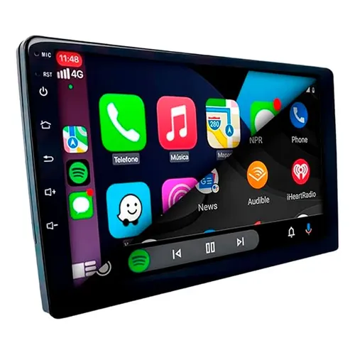 Central Multimídia 9'' Lelong Le-6393 6/128gb Carplay 4g