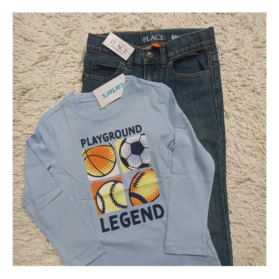 Franelas Carters Place Oshkosh Niño Varón Talla 4t